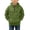 Army Green, variant on Boys Quarter Zip Trendy Hoodie Casual Long Sleeve Front Pocket Warm Kids Fall Pullover Sweatshirt Brown 5-14