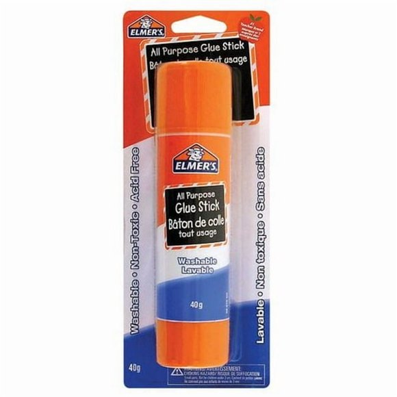 Elmer's Bâton de Colle Tout Usage, Lavable, Non Toxique, 40 g