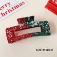 thumbnail image 6 of Yoyauz Christmas Hair Clip For Women, Christmas Tree Snowman Santa Claus Winter Strong Grip Clip, Suitable For Thick And Fine Hair Acrylic Hair Clip, 6 of 8