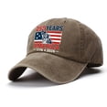 thumbnail image 3 of kaondbfi 4th of July Summer Patriotic Accessories Caps 250th Anniversary Usa Hat for Women Independence Day Printed Casual Cowboy & Baseball Cap, 3 of 3