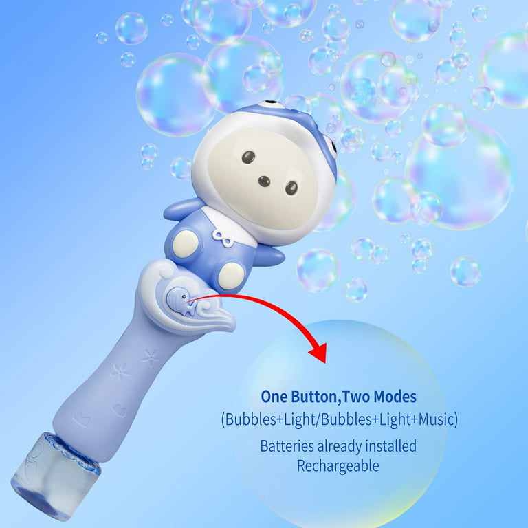 Bubble Toy for Kids, Automatic Electric Turn Eyes Toys Bubble Wand Maker,  Musical&Light Up Bubble Toys for Toddlers Outdoor, 3 4 5 6 7 8 Year Old  Girl