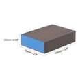 thumbnail image 2 of Unique Bargains 12pcs Sanding Sponge Blocks 400 Grits Sanding Block, 100x70x25mm, Brown&Blue, 2 of 7