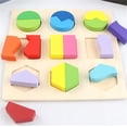 thumbnail image 4 of Shape Matching Game Wooden Montessori Puzzles Color Sensory Educational Toy, Preschool Educational Montessori Toys for Kids 3-6 Years Old, 4 of 6