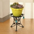 thumbnail image 6 of POPIDOME 5.1" x 5.1" x 5.1" Black Iron Plant Stand, 6 of 6