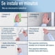 thumbnail image 3 of Mosquitera Magnética para Puertas,Cortina Malla,Junta magnética de arriba a abajo con cierre automático,con Nylon Tiras de Almacenamiento en los Lados,Cinta Sin Taladros (negro, 210×120cm), 3 of 8