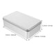 thumbnail image 2 of BRIGHTFUFU Caja Metálica Rectangular Plateada Para Guardar Galletas Y Dulces Con Moderno Y Duradero, 2 of 8