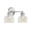 thumbnail image 4 of Trade Winds Addison 2-Light Bathroom Vanity Light in Chrome, 4 of 5