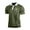 Army Green, variant on Yiaimeir Men's Three Button Printed Lapel Short Sleeve T-Shirt Top Streetwear,Size M-3XL