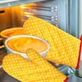 thumbnail image 2 of Guantes de nitrilo, guantes de cocina, guantes para cocinar en la cocina, guantes para horno microondas, manoplas, almohadillas para ollas con puntos, resistentes al calor, protección, liquidación, 2 of 4
