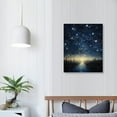 thumbnail image 3 of Nawypu  Starry Sky Wall Art Living Room Bedroom Wall Decor, Meteor, Tree, Romantic Night Sky Wall Art, Home Decoration Modern Art Waterproofing, 3 of 4
