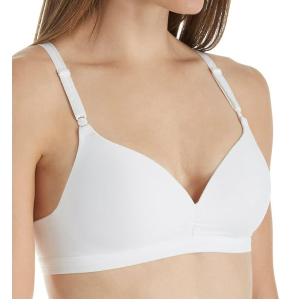 Women's Warner's RN3281A Play it Cool Wirefree Contour Bra with Lift (White  36B) 