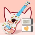 thumbnail image 6 of 23 Soprano Ukulele for Kids Beginners, Nylon Strings, Easy to Learn Musical Instrument, Perfect for Teens & Children 3+, Portable & Lightweight, Includes Paddle & Tutorial, 6 of 8