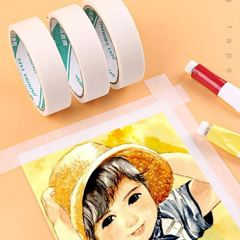 Watercolor Masking Adhesive Tape Painting Textured White Tool Paper Leave  Cover Paper sketch M3U1 