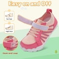 thumbnail image 6 of Barerun Kids Shoes Girls Boys Breathable Sneakers Flats,Wide,Anti-Slip,Anti-collision Toe Cap,RosePink,12 Little Kid, 6 of 9