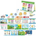 thumbnail image 2 of Kids Matching Game Puzzle Juguete 15 Niñas Regalos Forma Reutilizable Brain Teaser Carpeta de actividades para Sunnimix Libro ocupado de los niños, 2 of 7