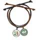 thumbnail image 1 of México símbolo nacional el patron de referencia Pulsera Cuerda Mano Cadena Cuero Dinero Pulsera Unbranded M, 1 of 2