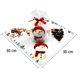 thumbnail image 2 of Xihbxyly Toalla de Árbol de Navidad, Diseño Creativo de Papá Noel, Fibra Superfina, Alta Absorción, Suave y de Secado Rápido, Ideal para El Baño, Decoración Navideña, Tamaño 30 X 30 Cm, 2 of 2