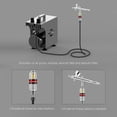 thumbnail image 3 of Graflsoa Red Airbrush Water Trap Filter - Compact Moisture Separator for Enhanced Spray Tool Efficiency, Metal Construction, 50L/min Flow Rate, 5MPa Pressure, Includes Filter Cotton & Manual, 3 of 7
