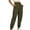 Army Green#1, variant on LEBONYARD Plus Size Pants for Women,Womens Casual Solid Elastic High Waist Lifting Leggings Outdoor Fitness Running Climbing Flap Pocket Yoga Pants Black L