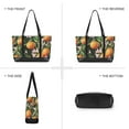 thumbnail image 6 of FORMRS Canvas Laptop Tote Bag for Women with 15.6" Computer Compartments Shoulder Handbag, Vibrant Oranges, 6 of 7