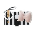 thumbnail image 2 of Reloj de pared decorativo con cojín de lazo, funda de almohada de polipropileno suave, material acrílico, forma redonda única, ideal para dormitorio,, 2 of 8