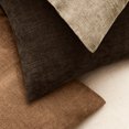thumbnail image 6 of SUSIELADY Pack of 2 Decorative Throw Pillow Covers, 18x18 Inch, Soft Textured Square Cushion Covers with Zipper for Sofa, Couch, Bed, Living Room, Farmhouse, Cozy Accent Pillows, Brown, 6 of 7