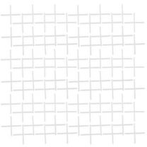 DINHEAROM Accurate Positioning Cross Shape Tile Spacer White Pe 500Pcs