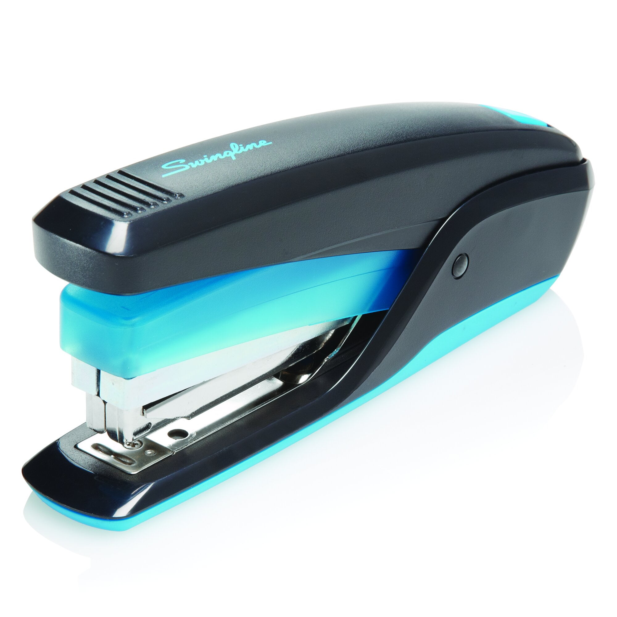 Swingline Quick Touch Full Strip Stapler, 20 Sheets, Black/Blue
