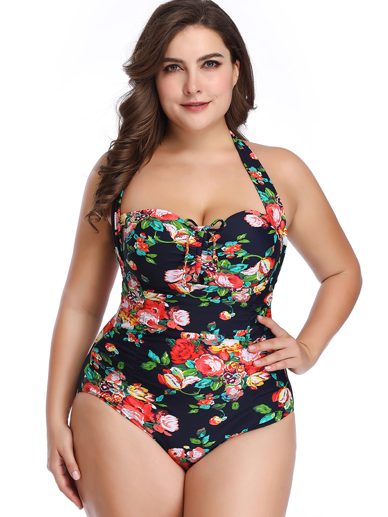 girls plus size swimsuits