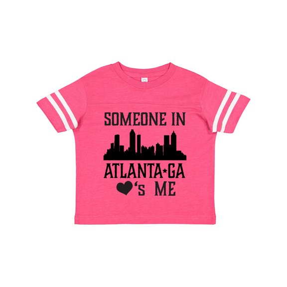 Inktastic Atlanta Georgia Someone Loves Me Skyline Boys or Girls Toddler T-Shirt