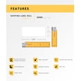 thumbnail image 4 of HOUSELABELS 2.625" x 1" Multipurpose Labels Compatible With Zebra and Rollo Printers, 1 Roll / 2,000 Labels per Roll, 4 of 7