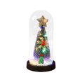 thumbnail image 2 of Hwkond Arbol De Navidad Mini Christmas Tree Glass Cover LED Color Light Decoration Ornament Christmas Desktop Decoration Ornament, 2 of 6