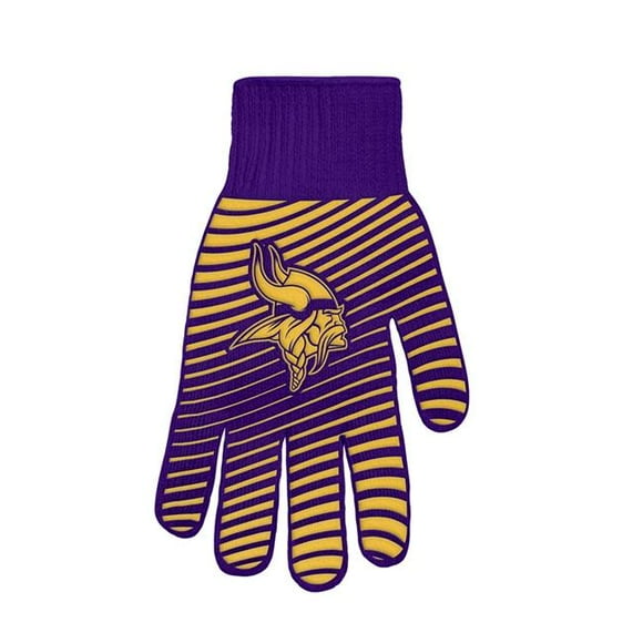 TSV Home BGNFL1801 Minnesota Vikings BBQ Gloves, Purple