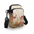 thumbnail image 3 of HELLHERO Sling Bag for Unisex Polyester Crossbody Sling Bags with with Zipper Mushrooms Butterflies, 3 of 7