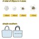 thumbnail image 2 of 25PCS Flower Charms for Accessories, Decoration Accessories for ,Simply Southern, 2 of 5