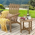 thumbnail image 4 of Table d'Appoint Adirondack de Patio 18 Pouces Résistant aux Intempéries en HDPE pour Jardin Brun, 4 of 10