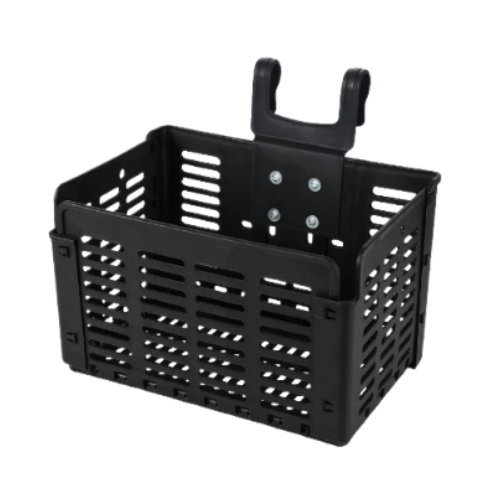 harayaa Bike Basket Installation Front Handlebar Mountain Detchable Folding Basket Quick
