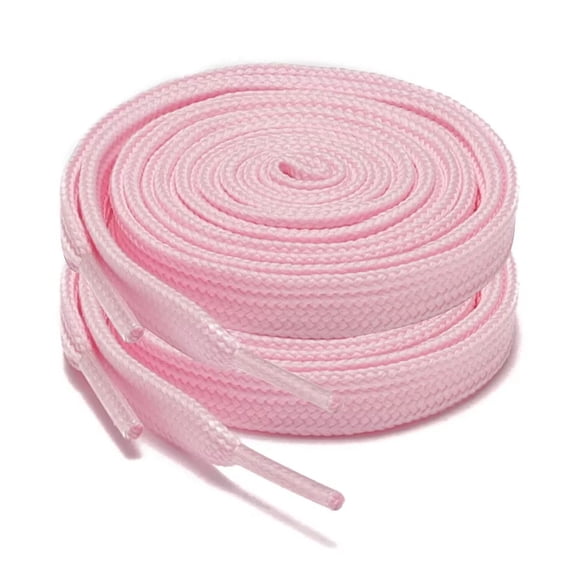 2pair 10mm Wide Double Layer Flat Athletic Shoe Laces Strings for Boots Sneakers