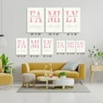 thumbnail image 4 of Home Family Wall Decor, Pink Love Home Family Framed Canvas Farmhouse Signs with Sayings Family A Whole Lot Of Love Inspirational Wall Sign for Living Room Bedroom Kitchen Dining Room 12"x16", 4 of 6
