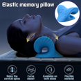 thumbnail image 3 of Neck Shoulder Stretcher Relaxer Cervical Chiropractic Traction Device Pillow For Pain Relief Cervica, 3 of 5