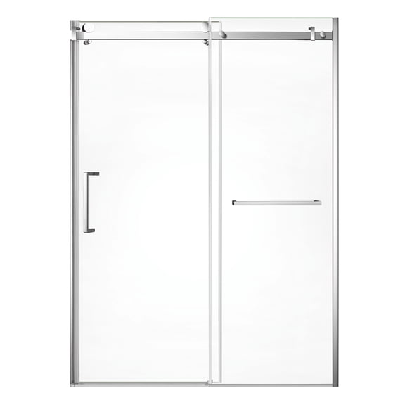 Kingston Brass Prato 60" x 76" Left Handed Shower Door in Polished Chrome
