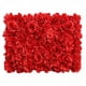 thumbnail image 3 of Paneles florales decorativos hechos a mano con flores de seda artificiales para decoración de pared. rojo, 3 of 7