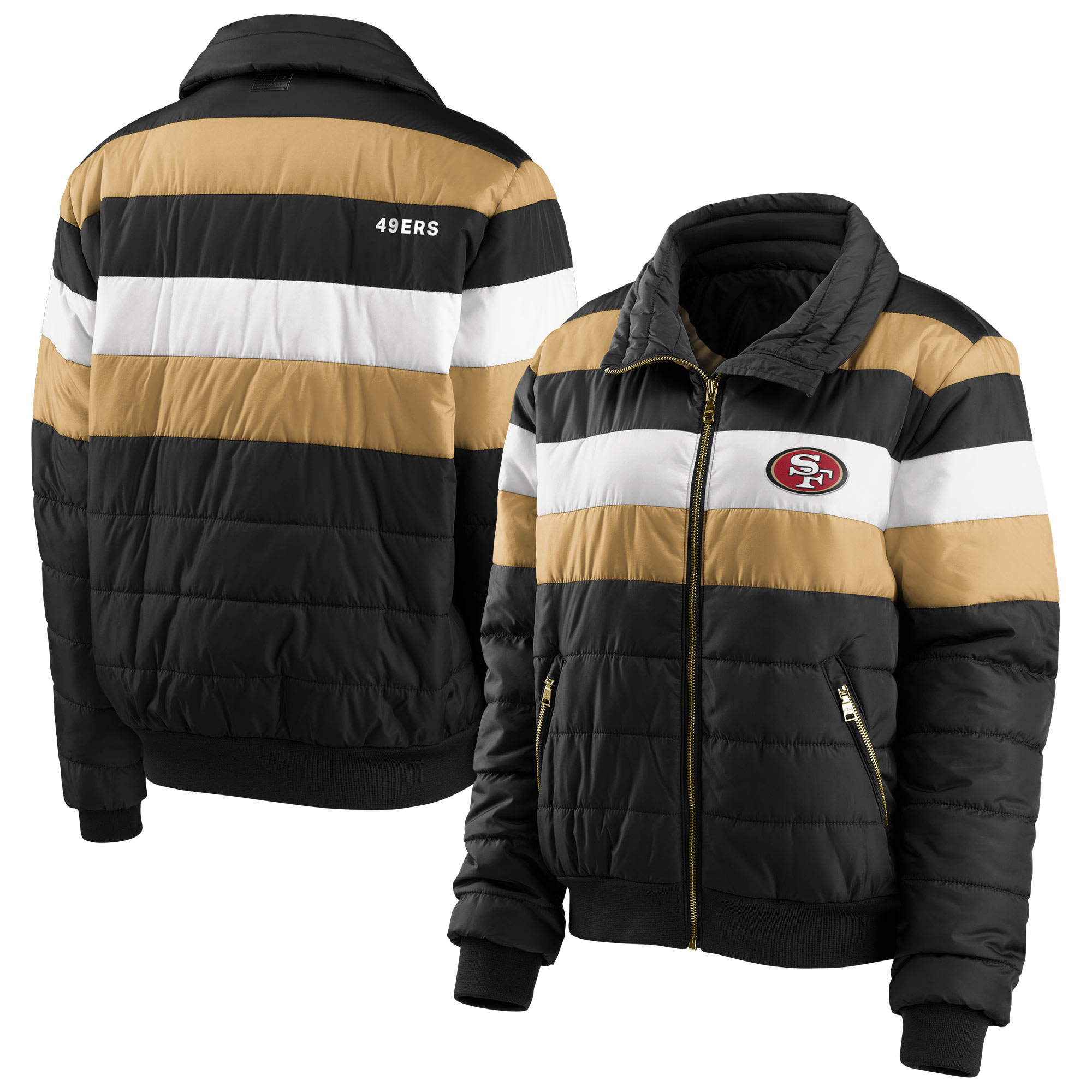 49ers bubble jacket