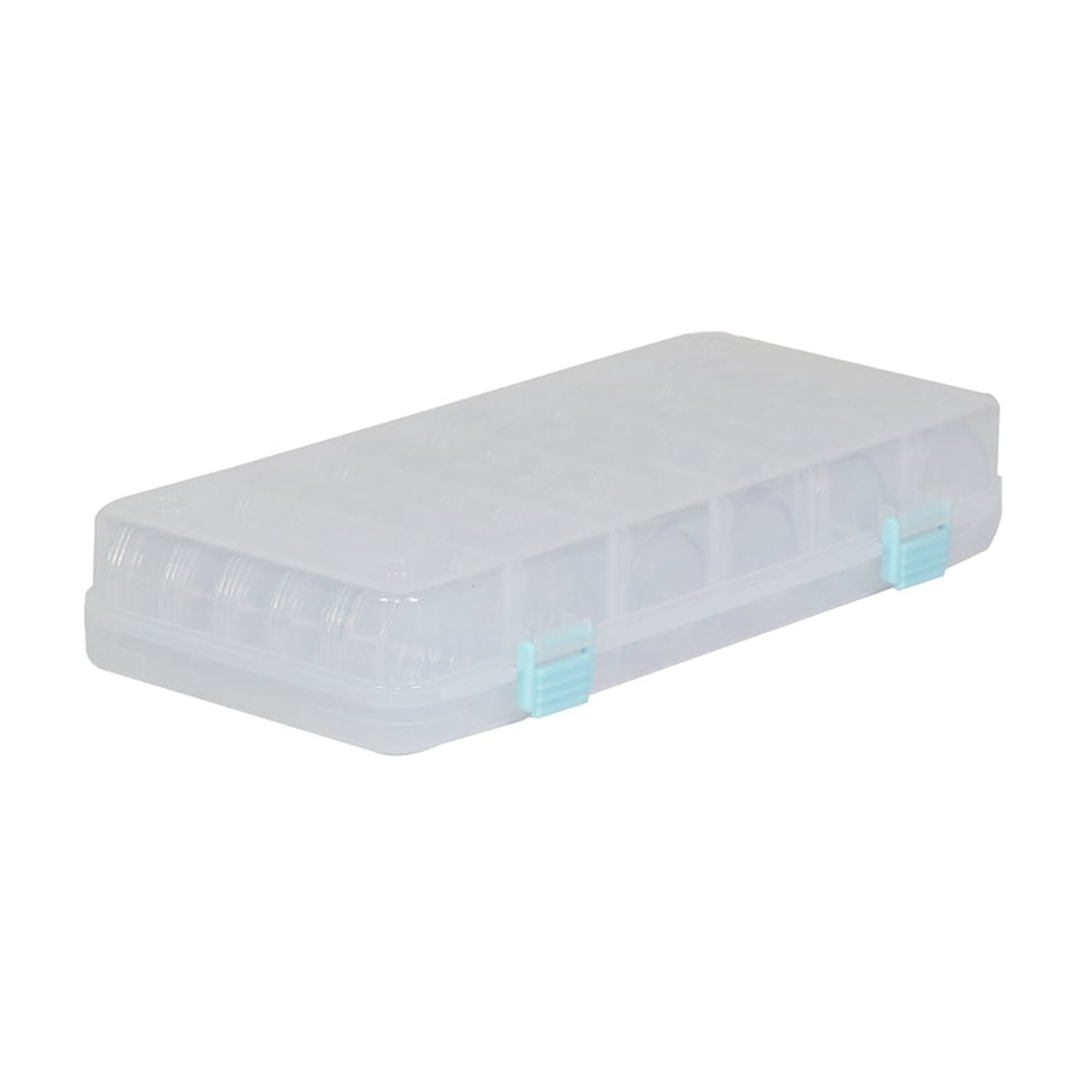 (3 pack) Everything Mary Clear Plastic Bead Storage Case with 28 Jars – Jewelry Making & Craft Organizer Box