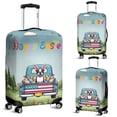 thumbnail image 2 of Happy Easter Boston Terrier American Flag Truck Bunny Ears Travel Luggage Cover Gentleman Dog Lover Gifts Suitcase Dust Protective Decor - 03001, 2 of 5