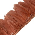 thumbnail image 4 of HUONA 2M Feather Fringe Trim Feather Tassels Fluffy Feather Fringe Trimming DIY Feather Clothing Hat Stage Performance Props Handmade Goose Feather Decoration Coffee, 4 of 10