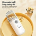 thumbnail image 4 of JGJJUGN Portable Mini Facial Mist Sprayer, Rechargeable Atomizing Personal Humidifier, Travel & Home Moisturizing Spray Device, Compact Handheld Cold Spray, Large Capacity Battery, Plastic Design, 4 of 9
