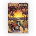 thumbnail image 2 of Orange County, California, Woodies and Sunset (12x18 Wall Art Poster, Room Decor), 2 of 3