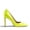 Fluorescent yellow, variant on Zhabtuc Women Sexy High Heels Pointed Toe Stiletto Heels Closed toe Pumps Slip On Heels Prom Shoes Pink Size 8.5