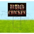 thumbnail image 1 of Bbq Chicken (18" x 24") Yard Sign, Includes Metal Step Stake, 1 of 6